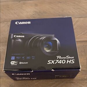 Canon PowerShot SX740 HS Blue Box Digital Camera
